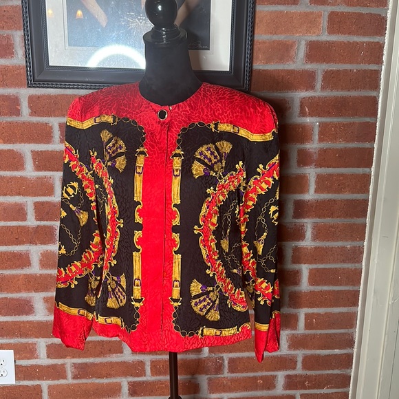 Silk Adrianna Papell blazer Size 12 - Picture 1 of 3